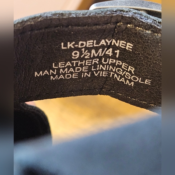 Lucky Brand Delaynee Platform Wedge Slingback Sandal Black US 9.5 M EU 41 NEW - Picture 9 of 9